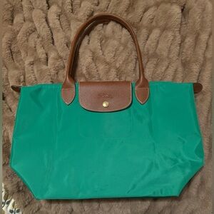 LONG CHAMP LE PLIAGE ORIGINAL M TOTE BAG GREEN
